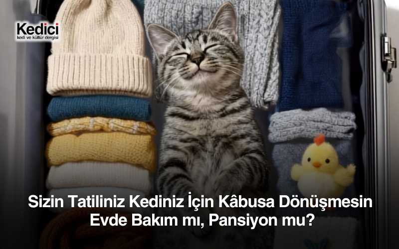 Sizin Tatiliniz Kediniz İçin Kâbusa Dönüşmesin
Evde Bakım mı, Pansiyon mu?